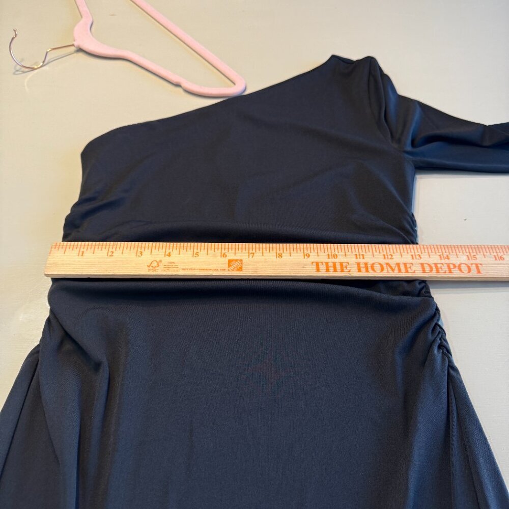 J. Crew One-shoulder dress in jersey crepe Size Small - Picture 9 of 13